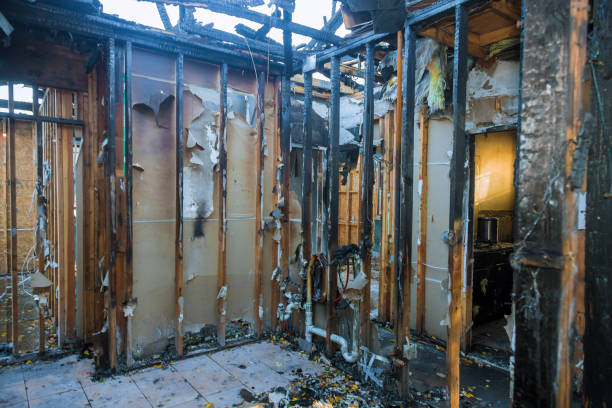 Professional Soot Cleanup technician working in Medina, TX